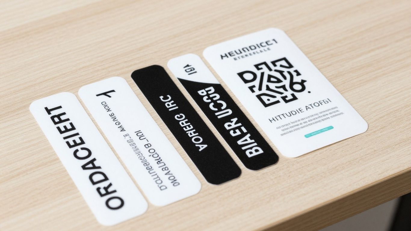 Professional design layout for durable bottle labels