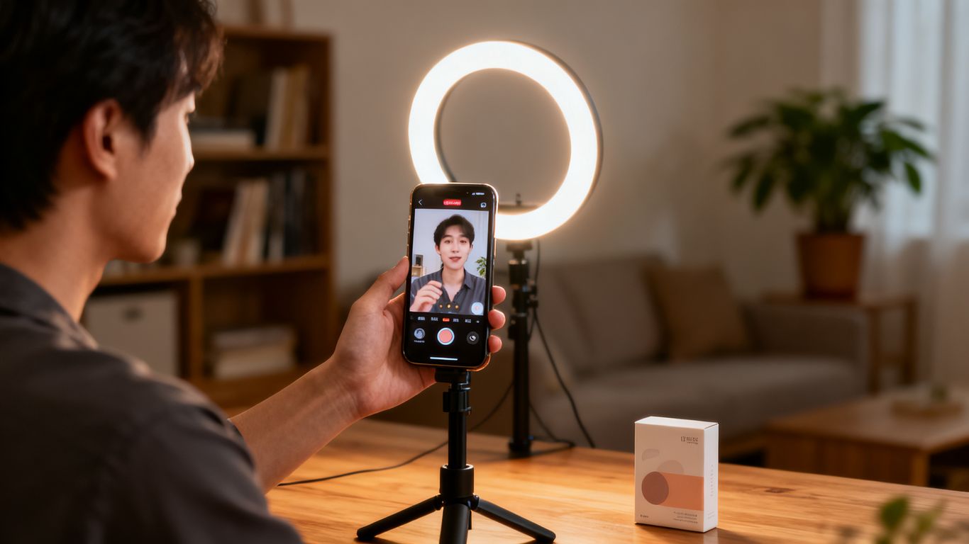 Creator live streaming to showcase products