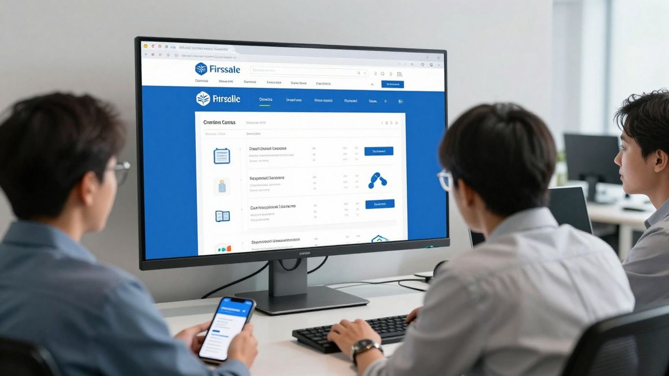 Singapore landing page viewed on mobile and desktop