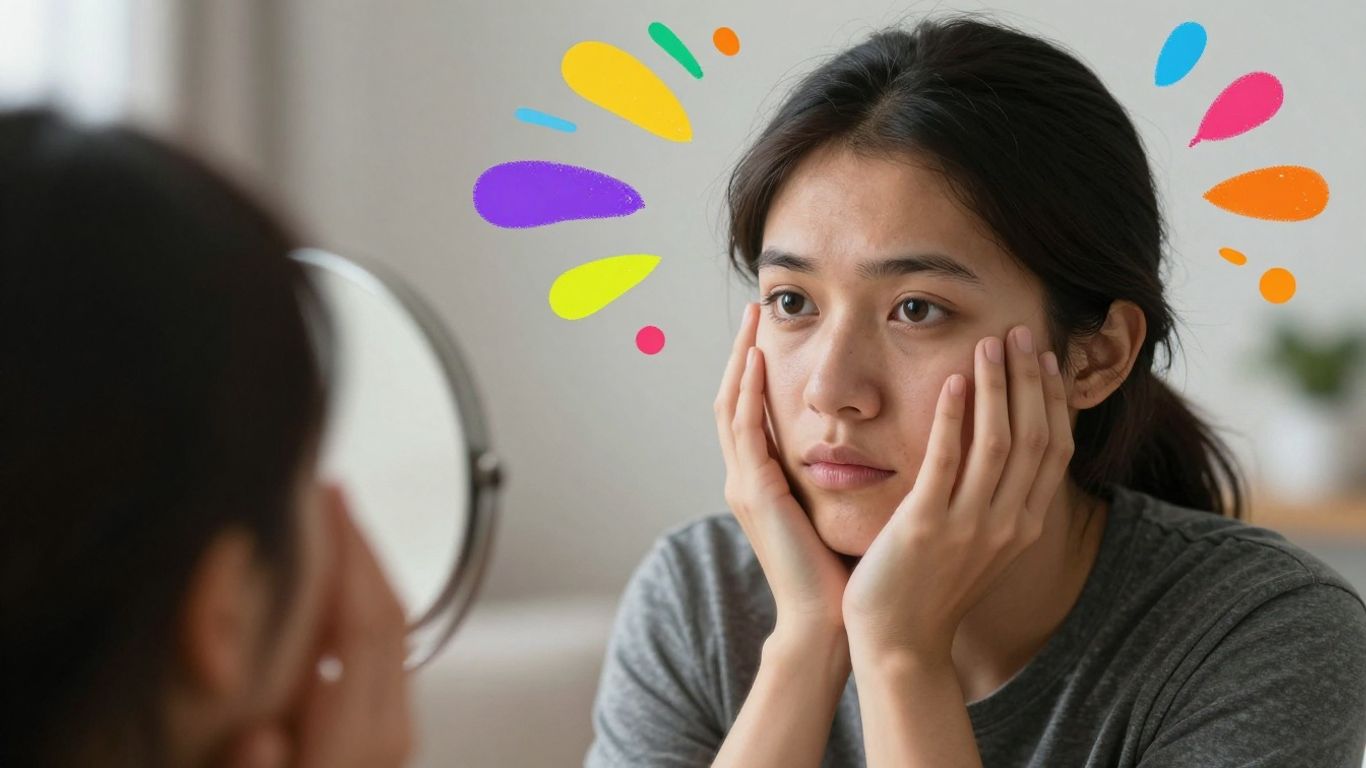 Person with ADHD reflecting on self-awareness