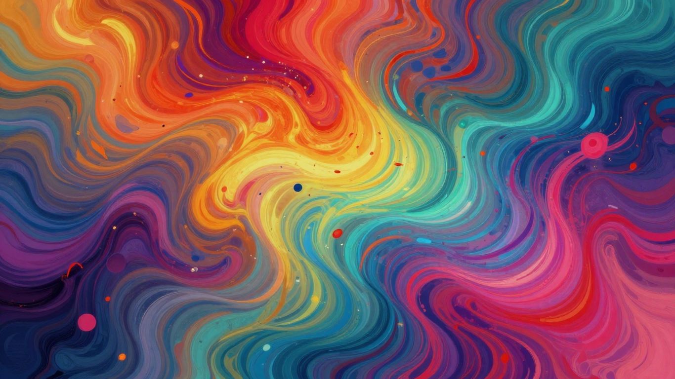 AI-generated abstract art for album cover.