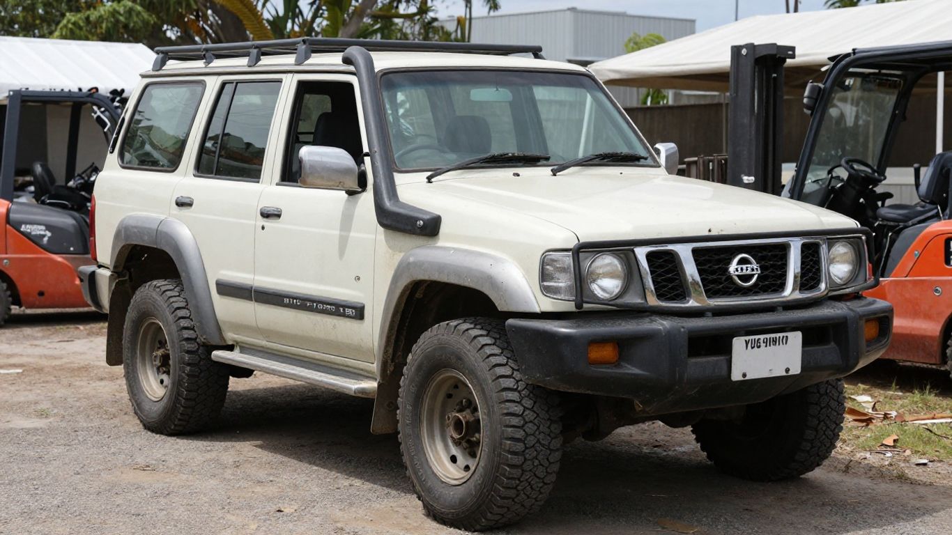 Nissan Patrol Y61 wreckers yard on the Gold Coast