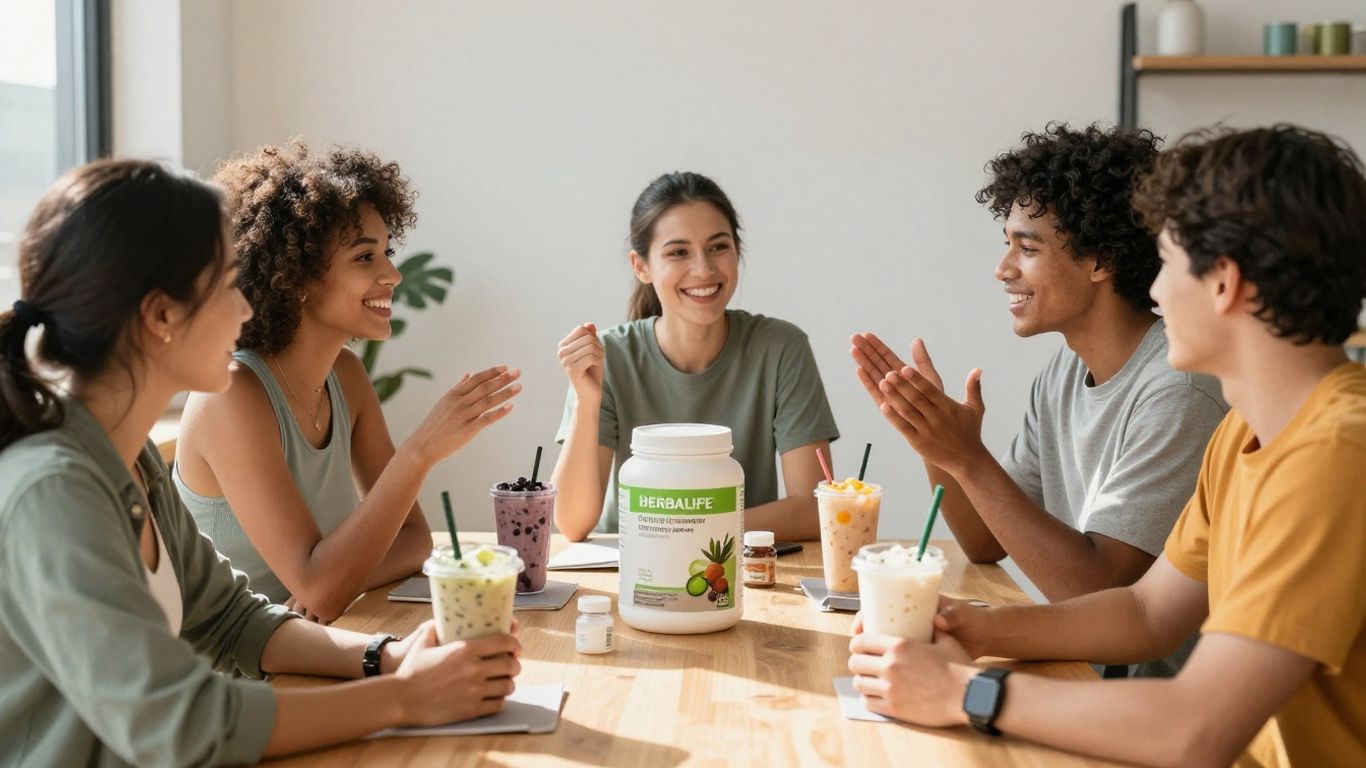 People enjoying Herbalife products and business opportunity