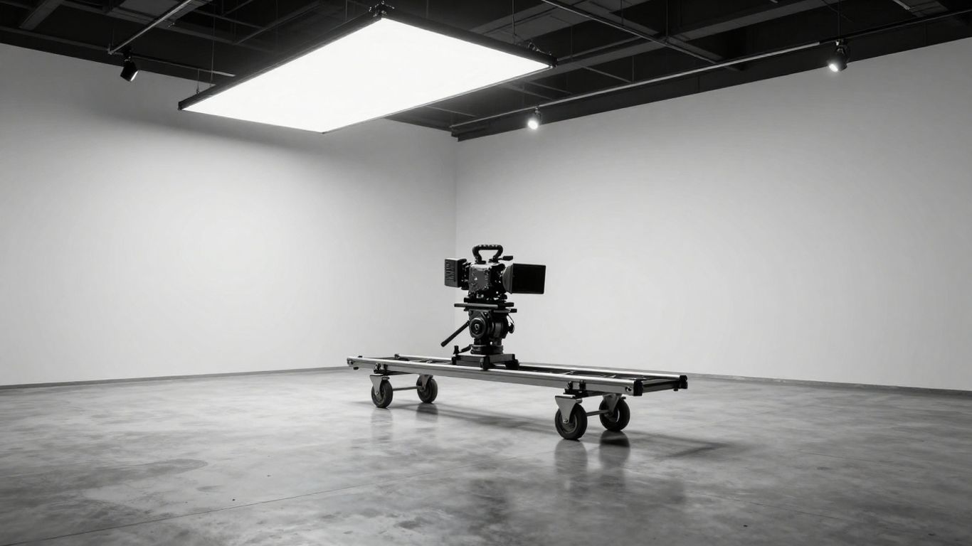 Professional production studio set environment