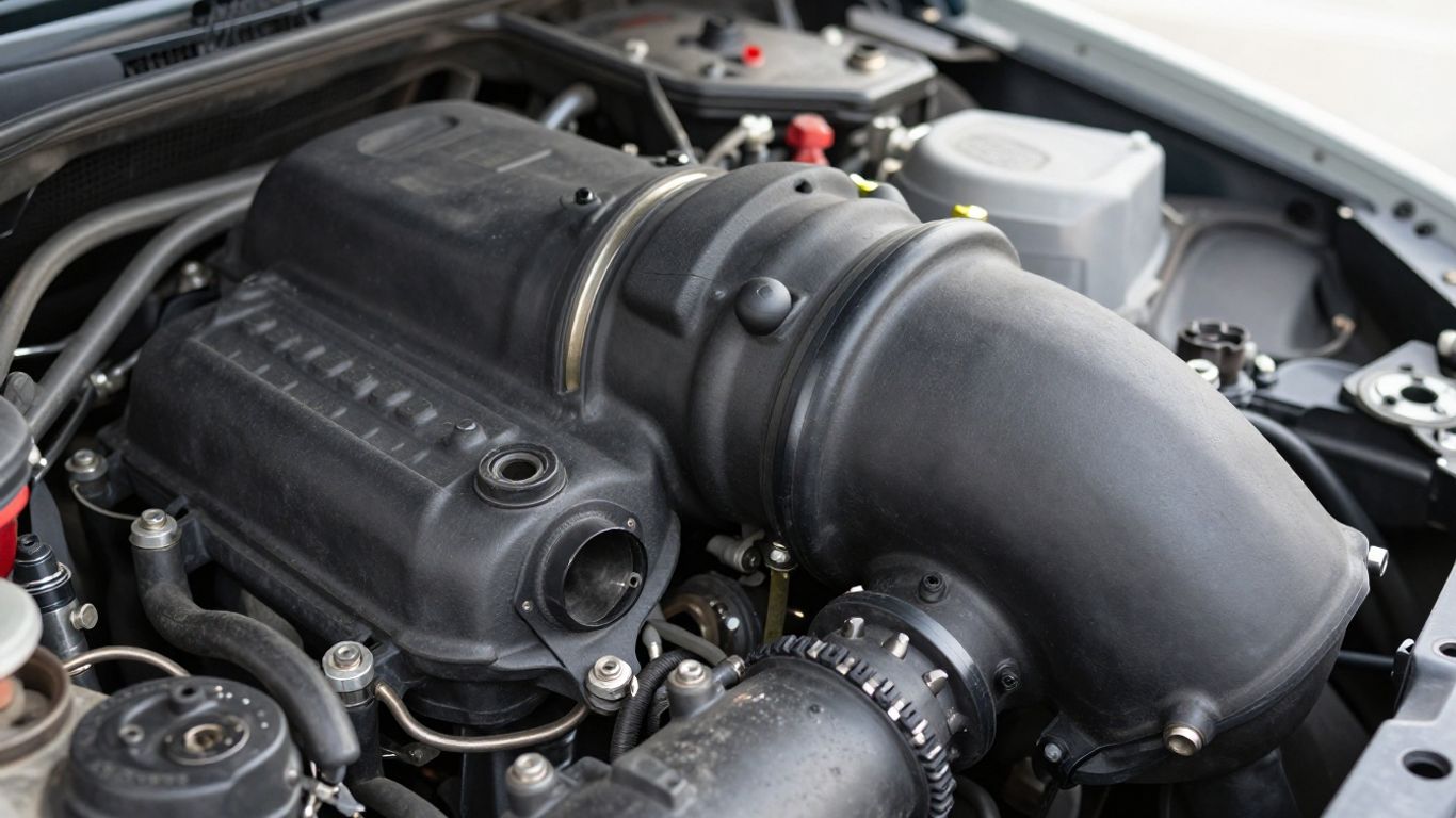 Examine the engine air intake system