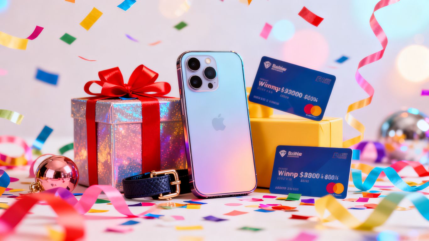 Prizes for a social media contest or giveaway.