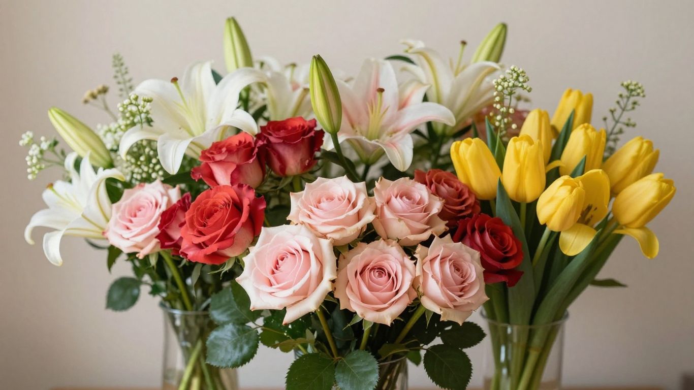 Beautiful floral arrangement from Altona Florists.