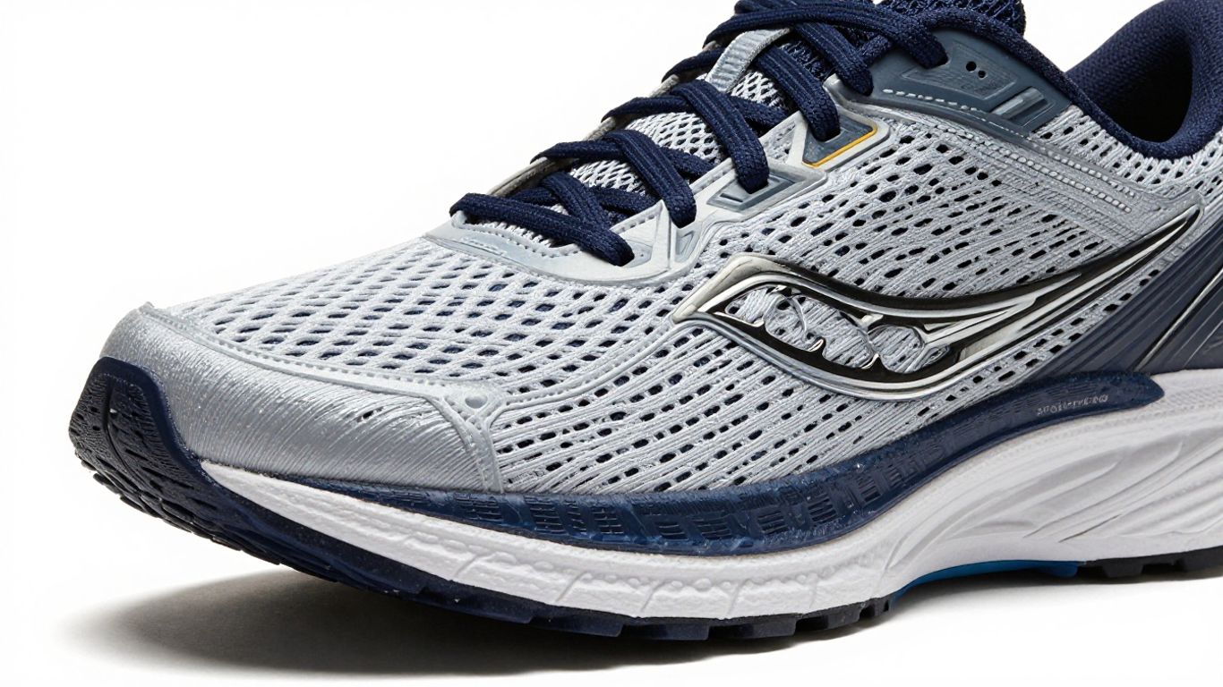 Saucony Echelon 10 running shoe sole and cushioning detail.