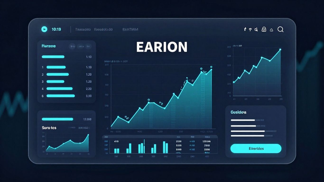 Merrill Edge trading platform interface with digital charts.