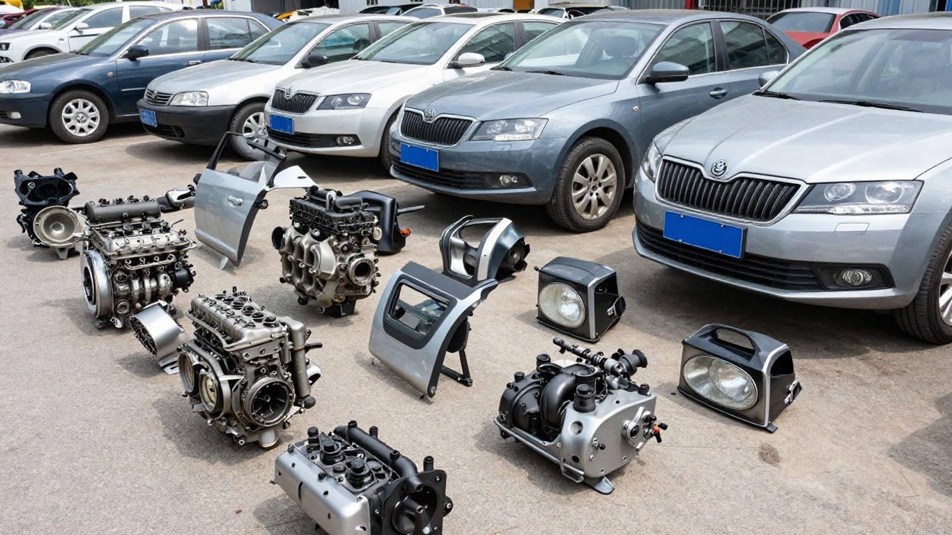 Skoda car parts and wreckers in Ipswich.