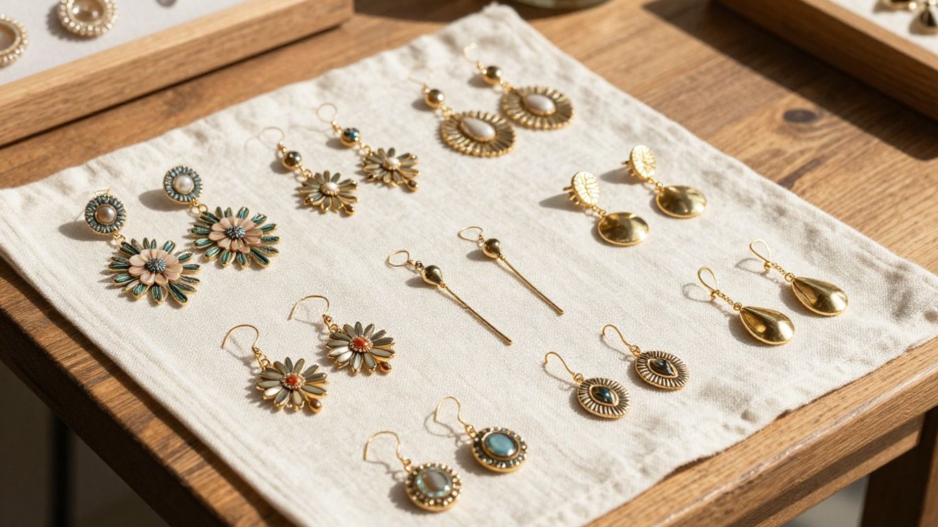 Bohemian and modern wedding styling accessories