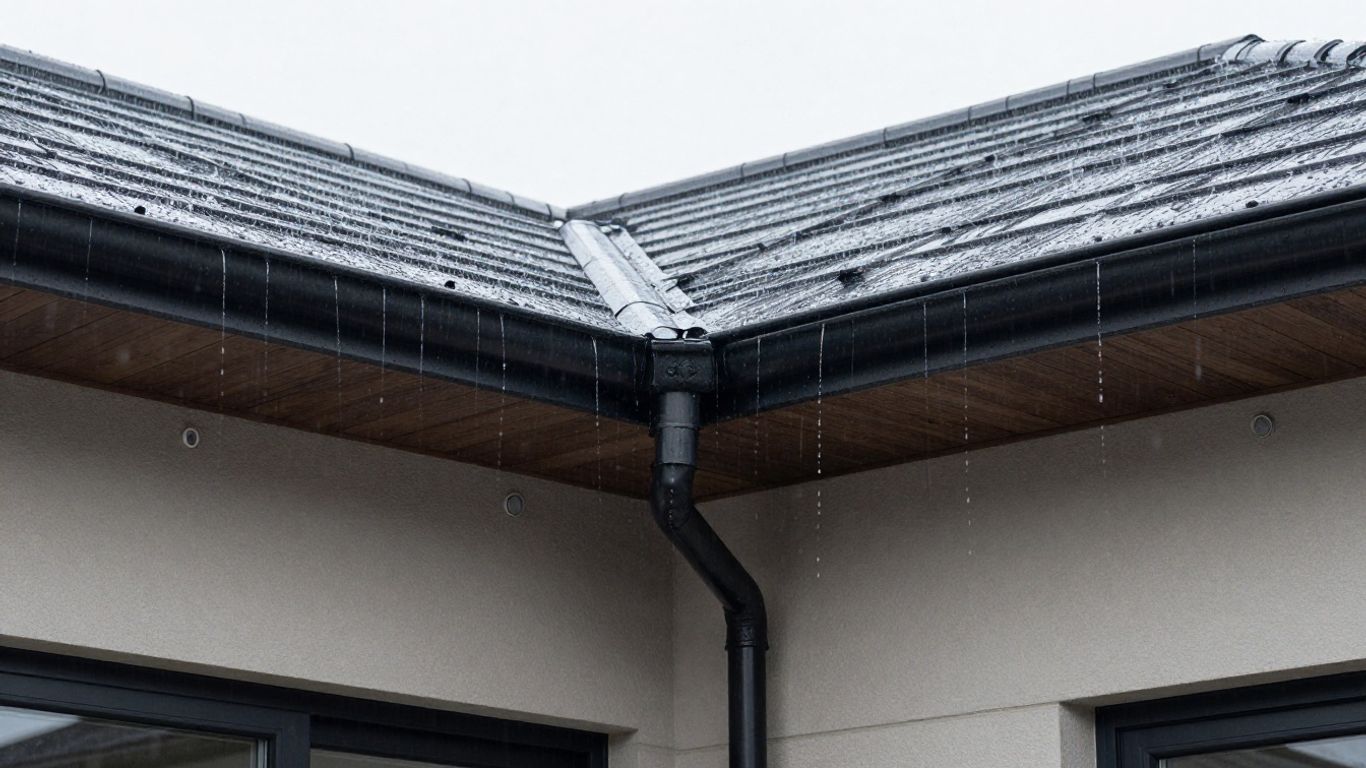 How Roof Pitch Changes the Way Rain Moves Into Your Gutter System