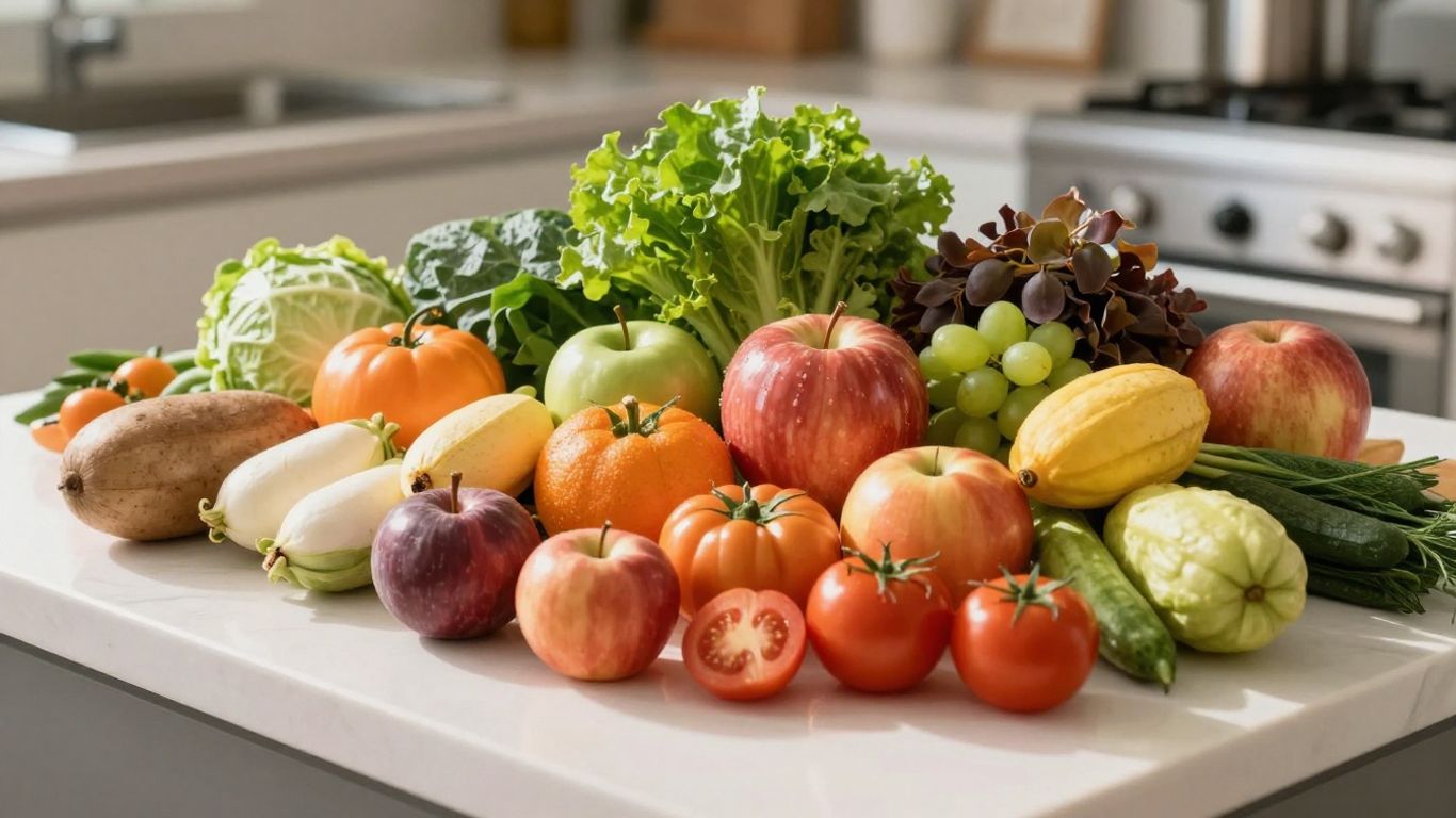 Healthy ingredients for personalized meal plans.