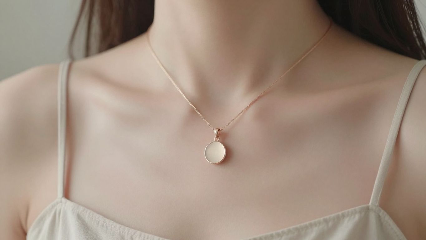 Elegant modern mangalsutra worn with daily outfit.