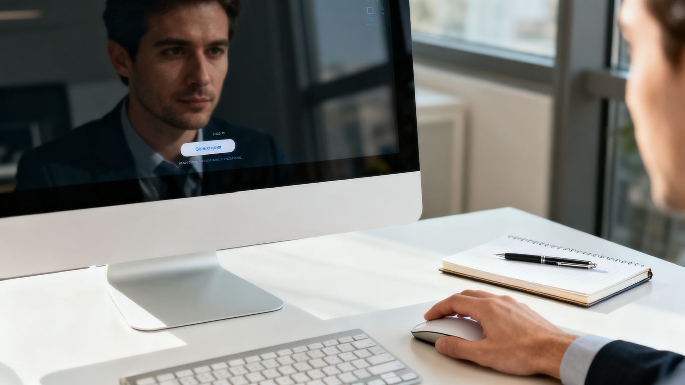 Usuario revisando una transacción SAP antes de confirmar