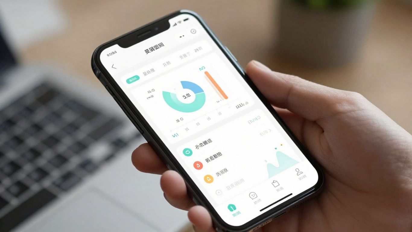A smartphone interface displaying a real estate dashboard