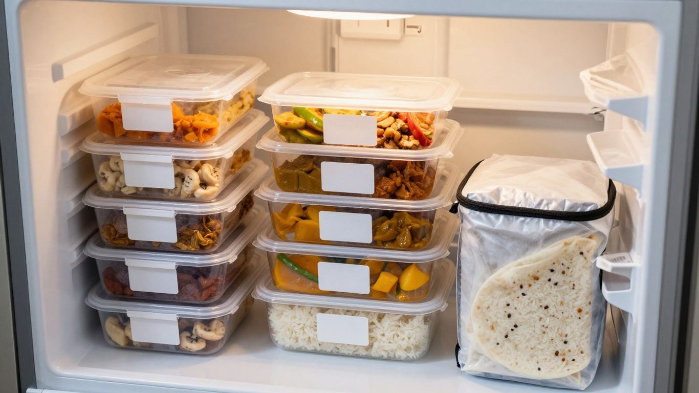 Frozen Indian meals prepared for Diwali delivery