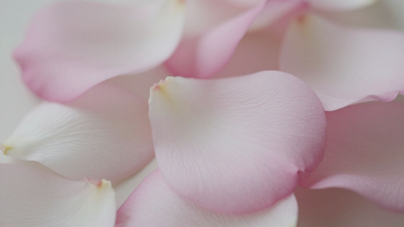 Flores delicadas sugerindo beleza e cuidado íntimo.