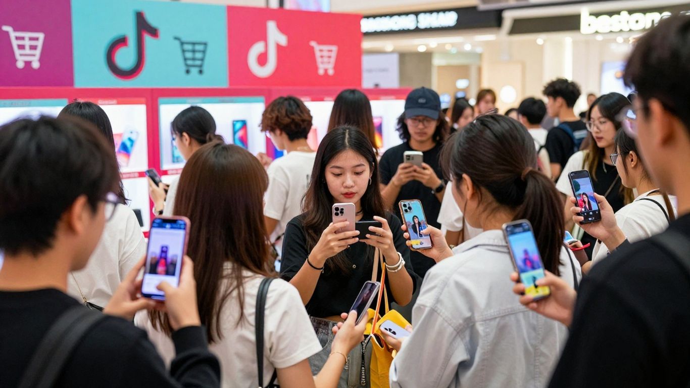 TikTok Shop strategy with brands and engagement.