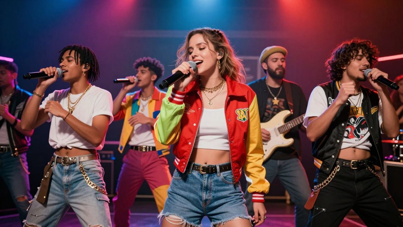 Music video scene for Instagram Reels