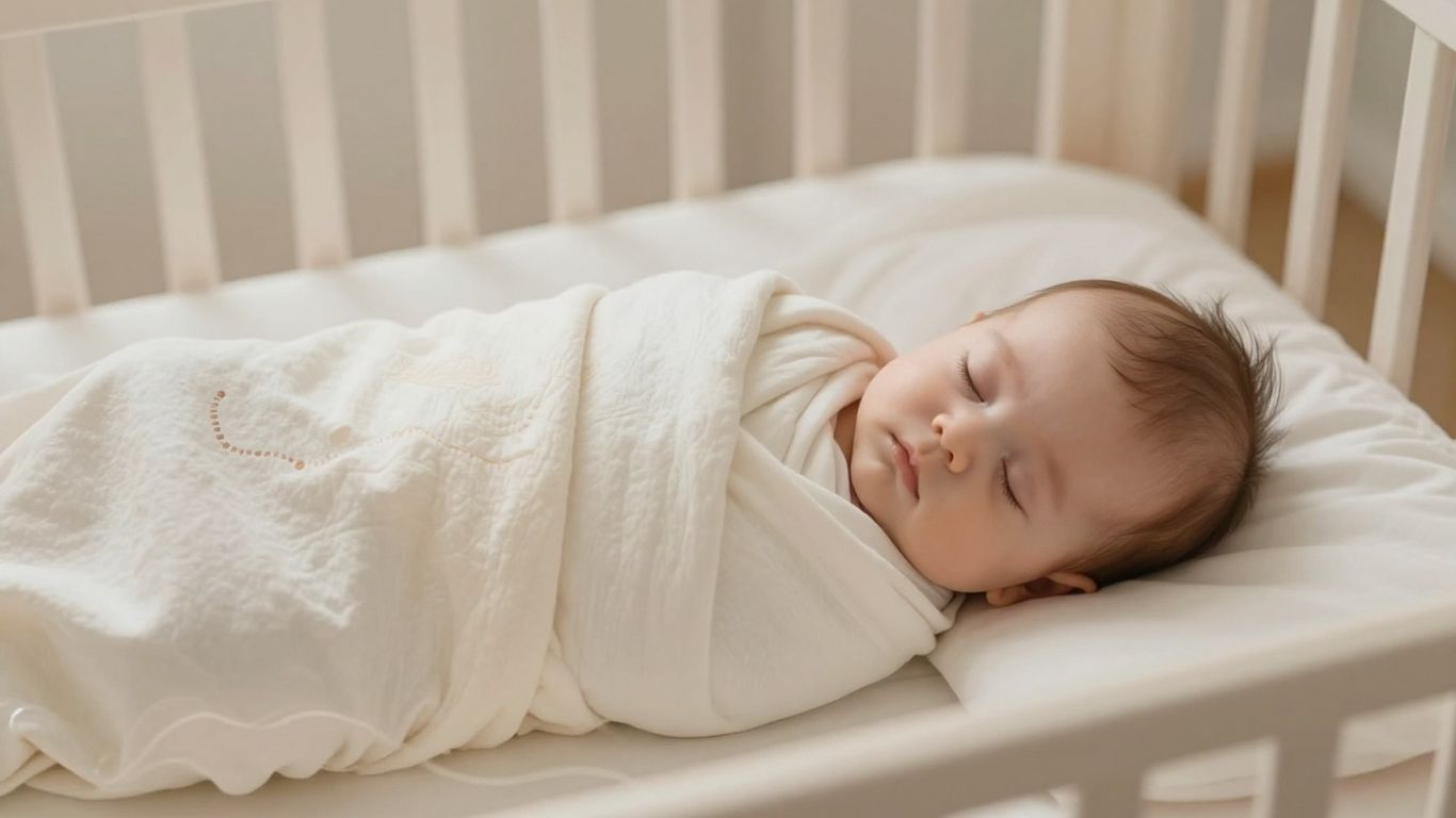 Bebé durmiendo plácidamente con ruido blanco.