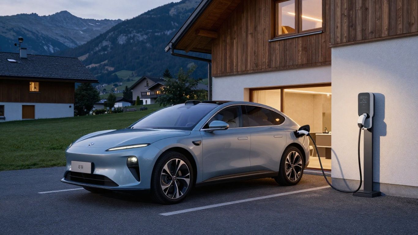 Elektro SUV an heimischer Ladestation