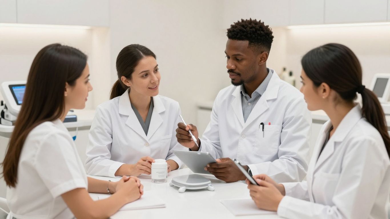 Medspa professionals managing business operations efficiently.