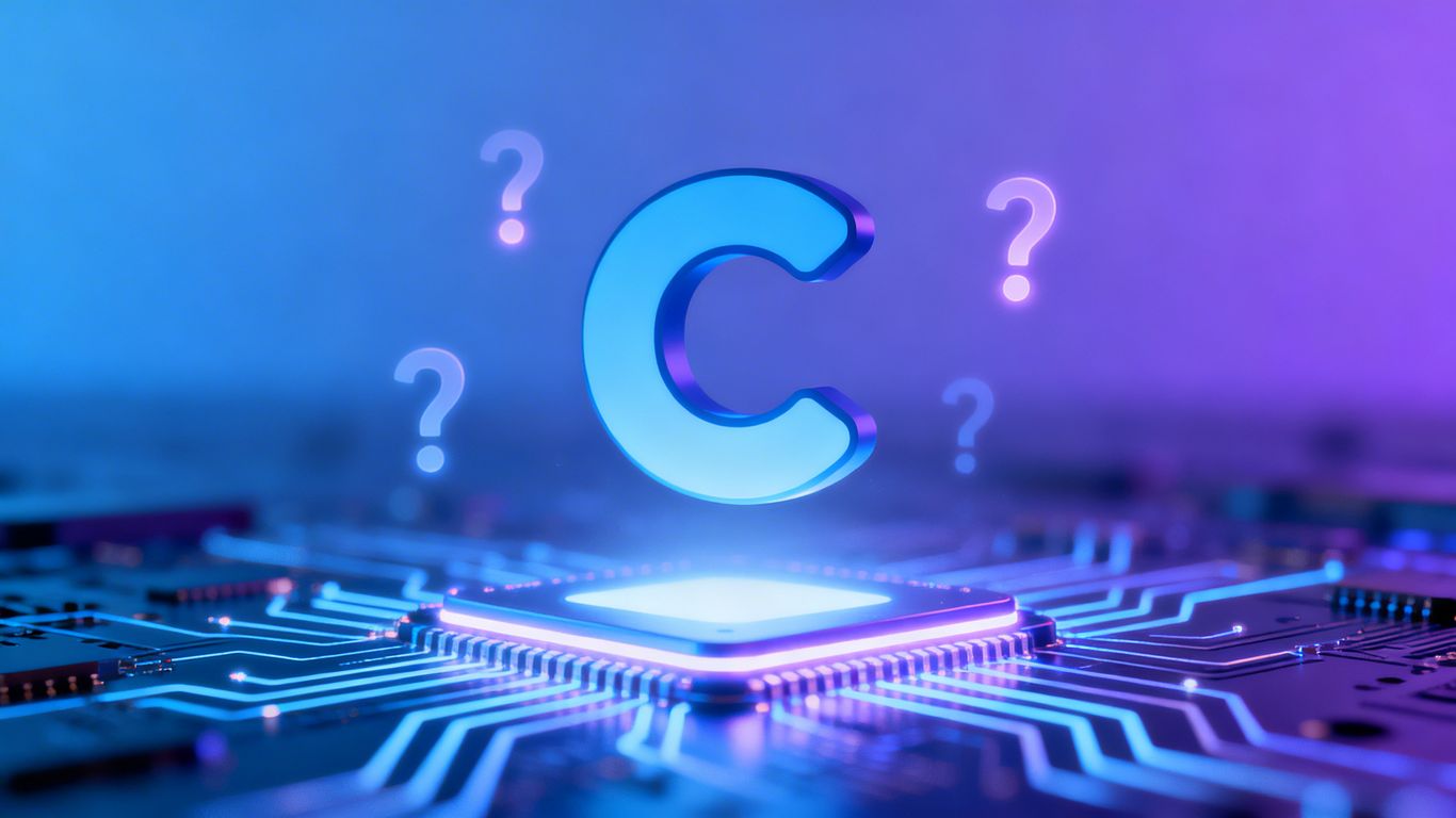 Microsoft Copilot icon with question marks over a circuit board.