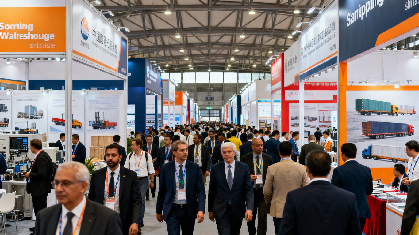 Navigating the Canton Fair exhibition halls canton fair guide for first time buyers | Crowded navigation of the Canton Fair complex for first time buyers