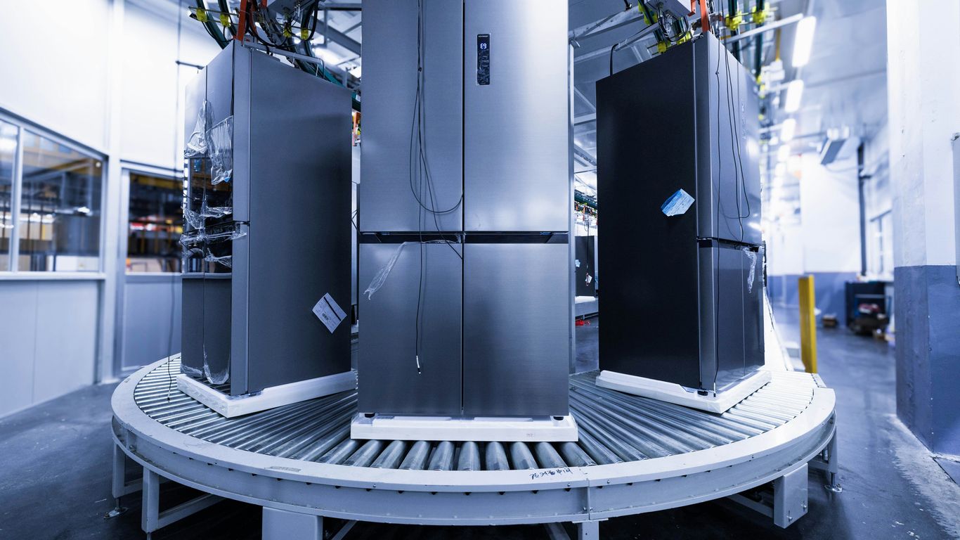 Dilution refrigerator used for quantum research