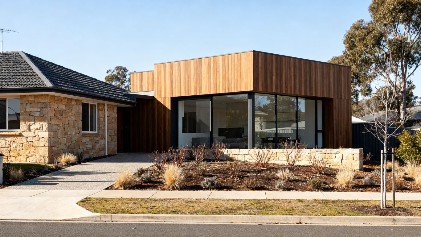 Renovated Canberra home with thoughtful exterior detailing