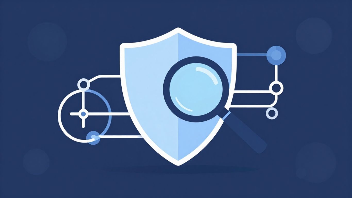 Phishing link detector illustration