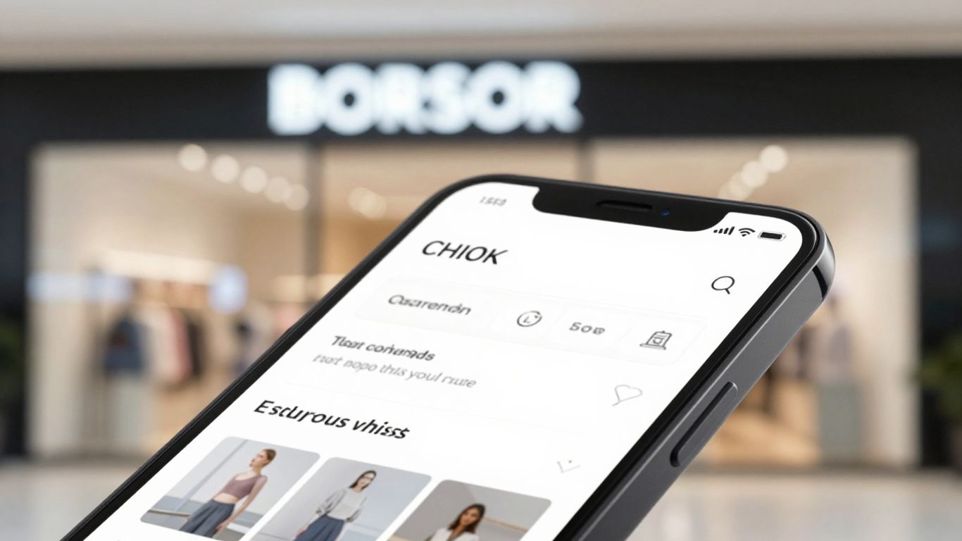 Clean web design interface on a modern digital device