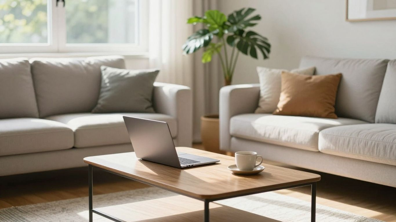 Persona contratando seguro de hogar en línea.