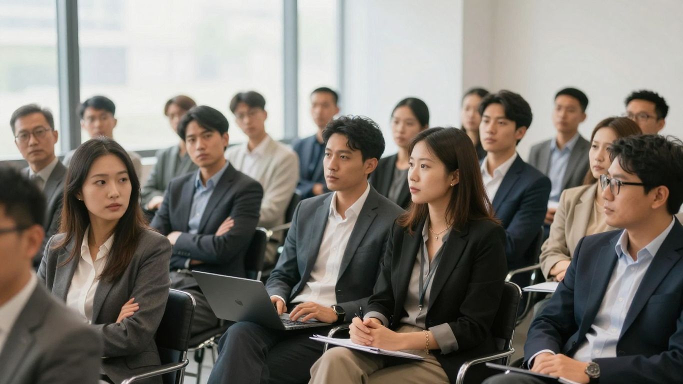 People in a business meeting discussing bHIP.
