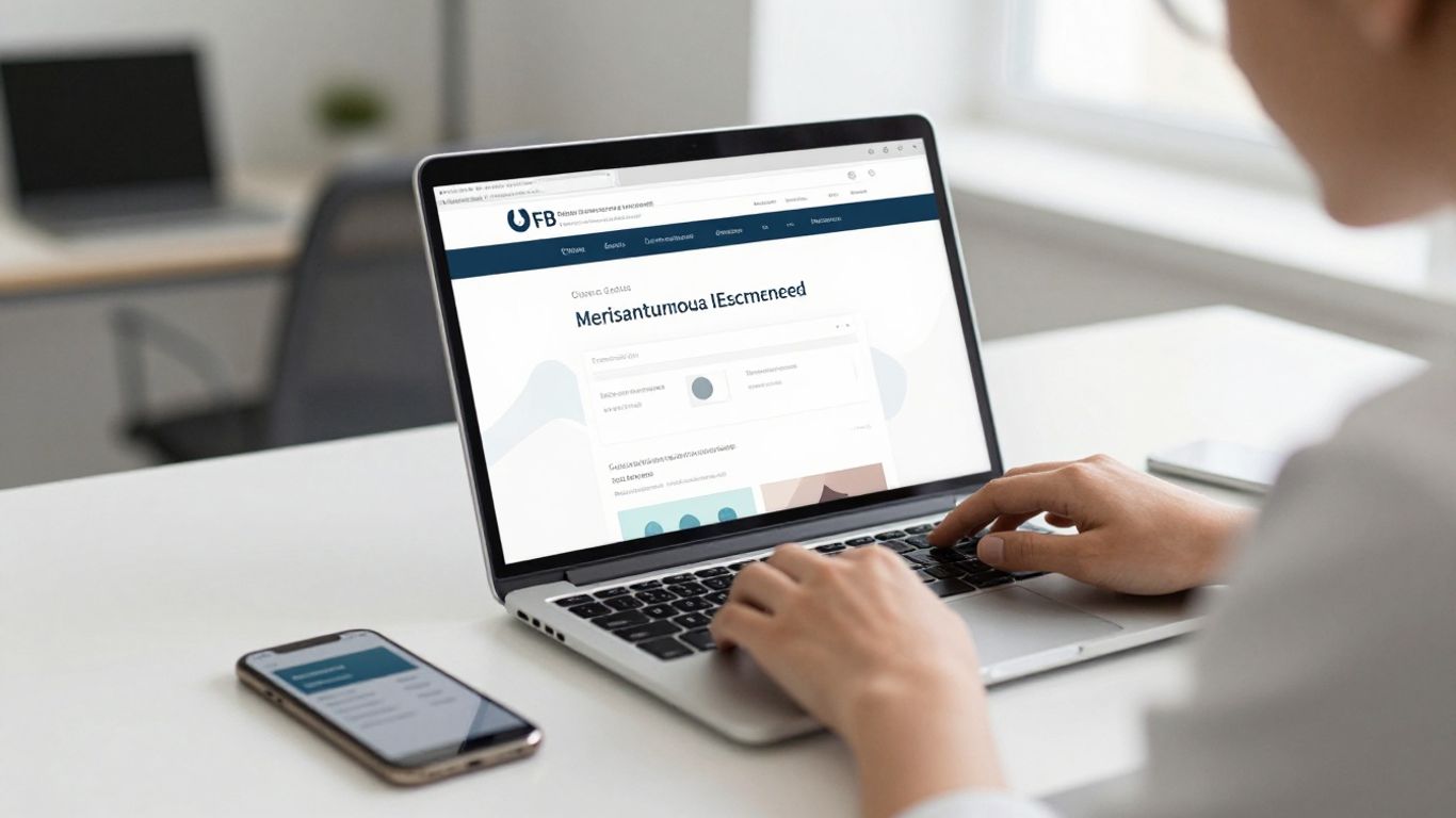 Developer reviewing clinic website performance on laptop