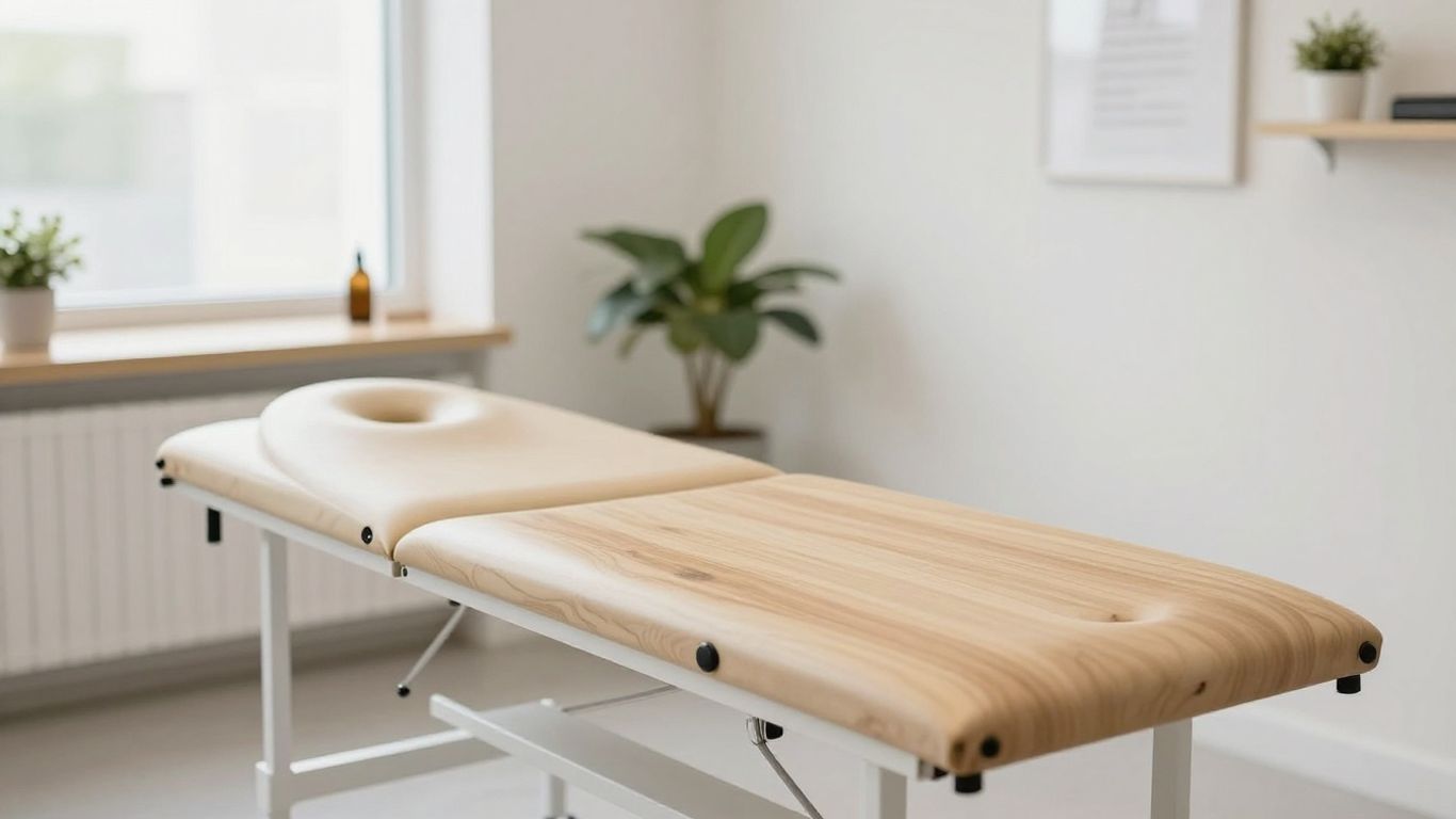 A professional adjustment in a clean clinic