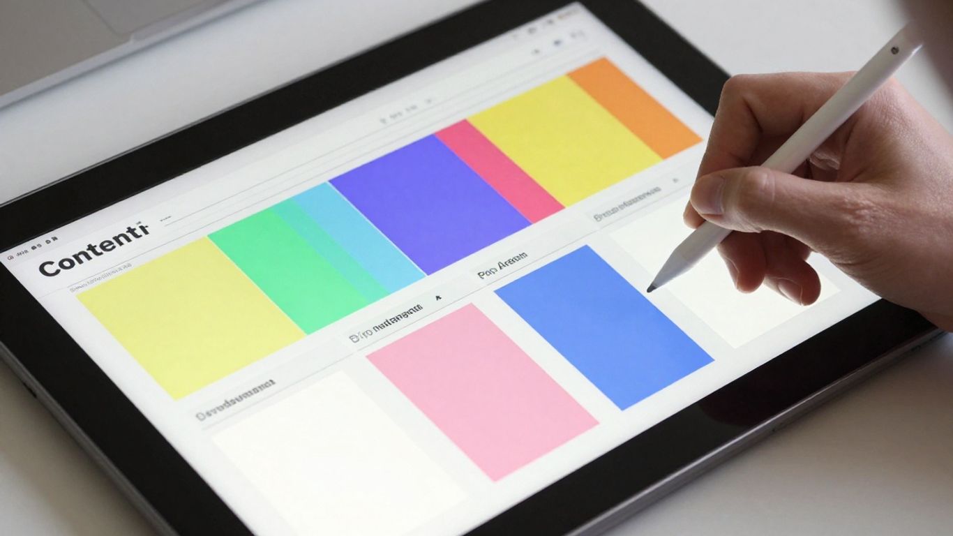 Pillar content strategy planning interface