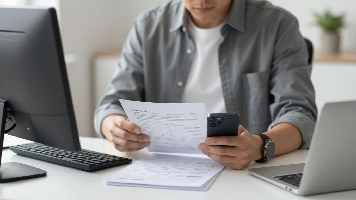 Calculando ingresos mensuales netos con cuidado