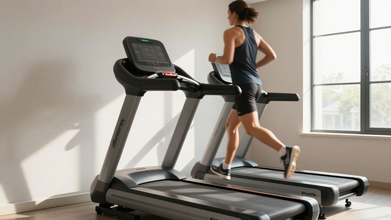 Bowflex Treadmill T6 with runner in action