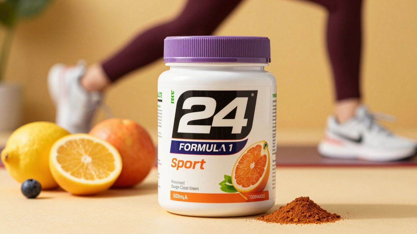 Herbalife 24 Formula 1 Sport product with ingredients.