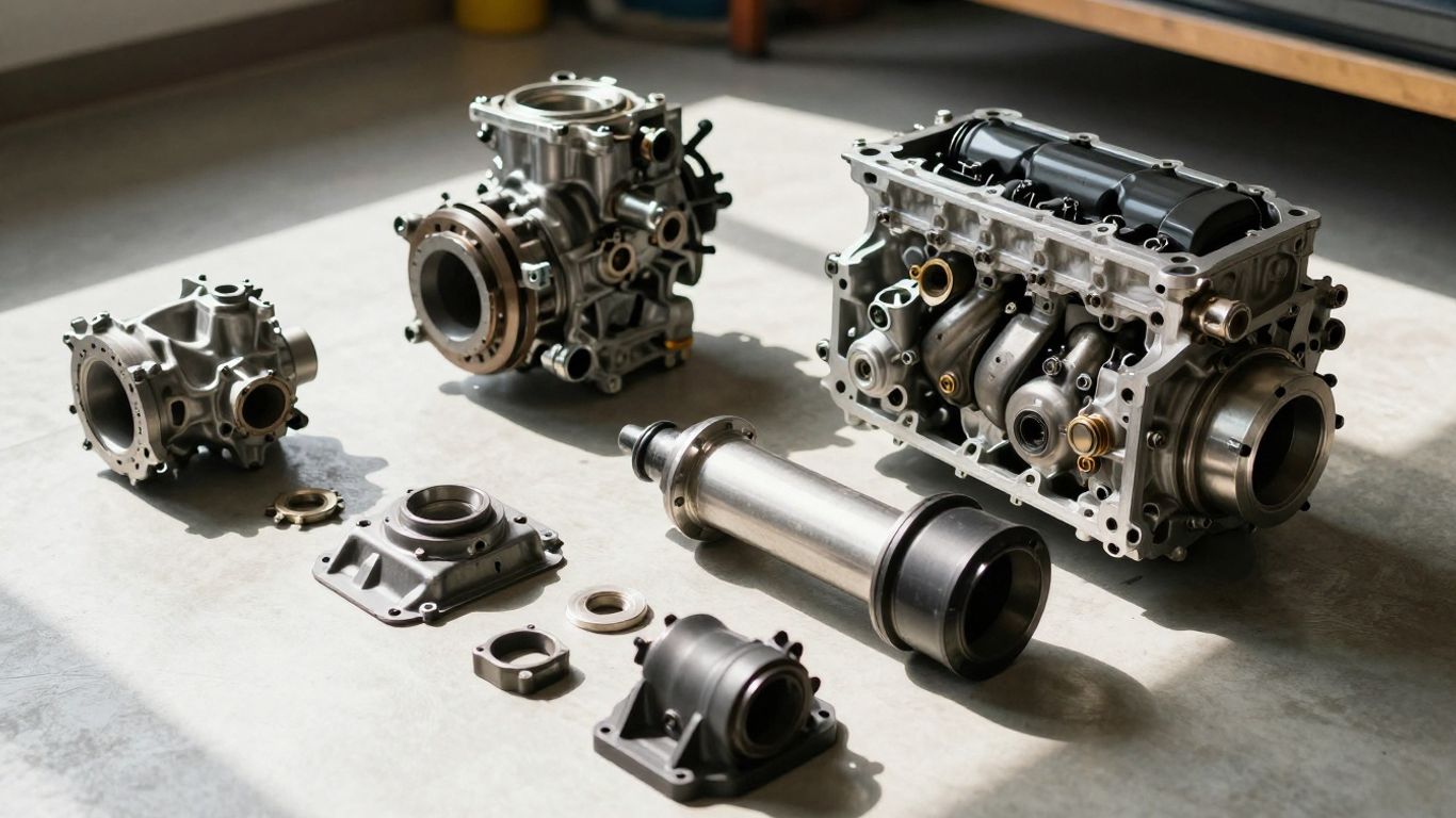 Mini Cooper engine and gearbox parts