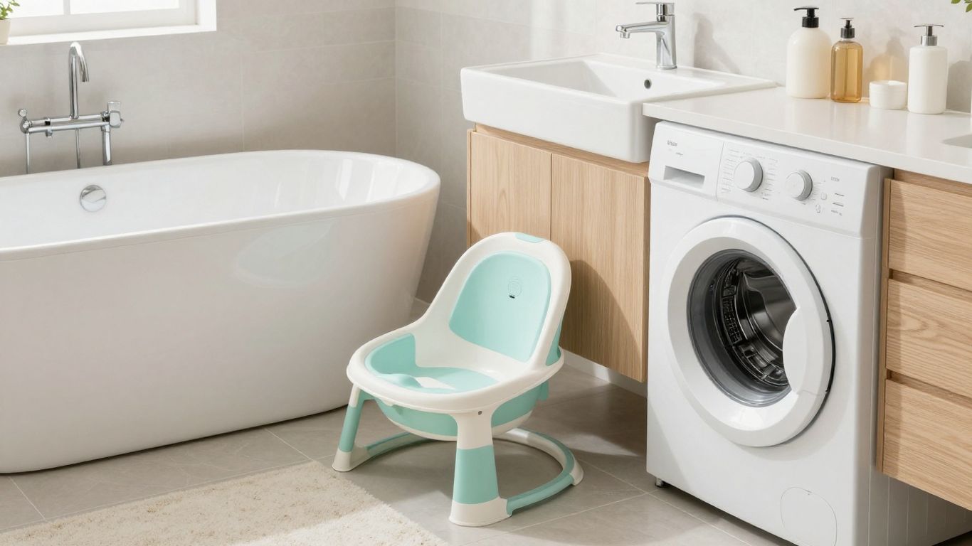 Baby-proofing bathroom and laundry room safety checklist.
