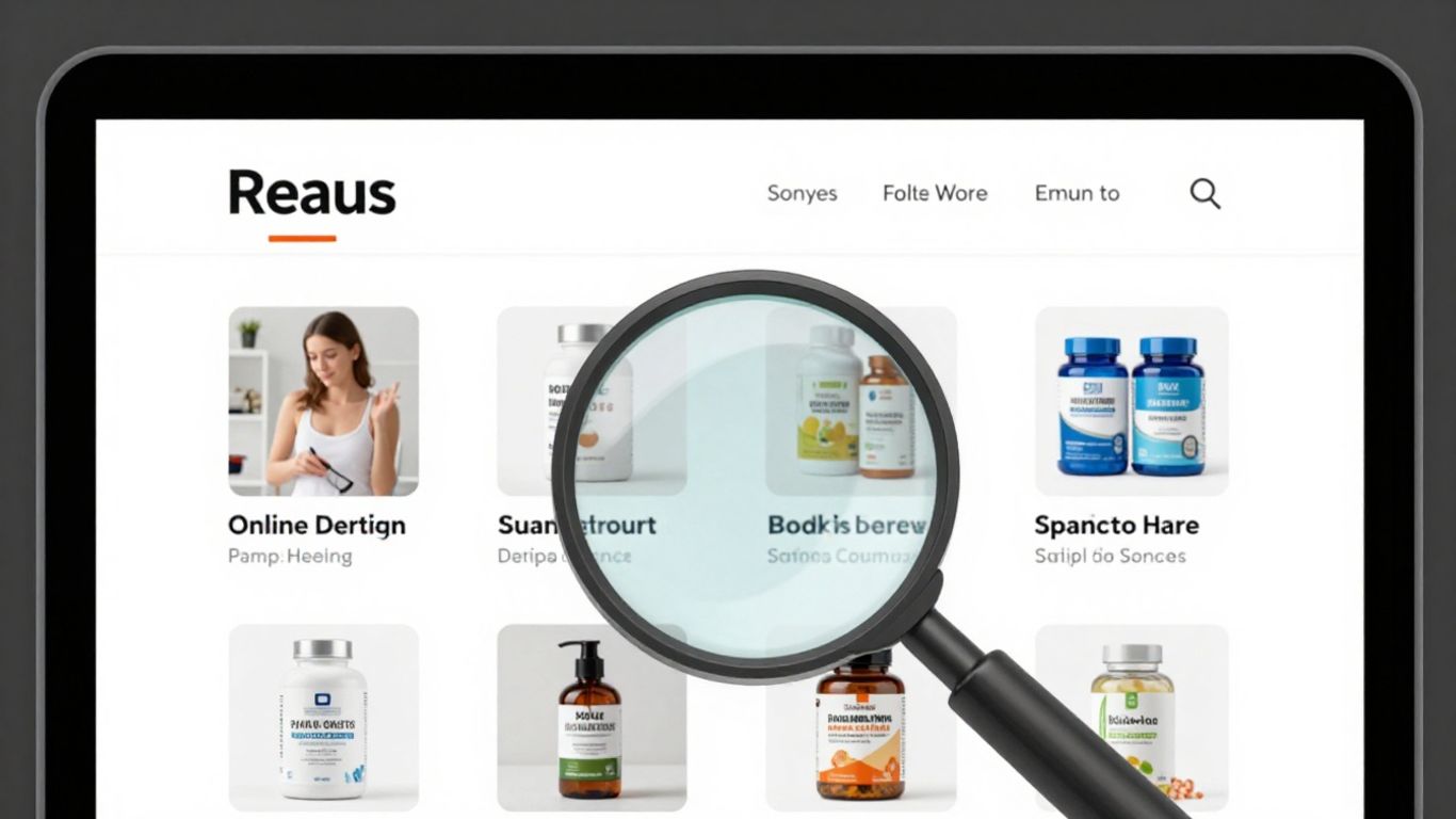 Online stores selling SARMs with product images.