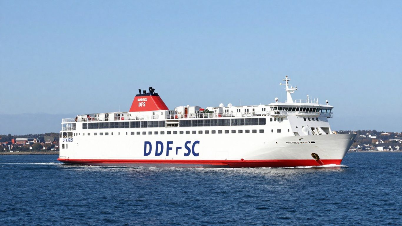 DFDS ferry sailing from Newcastle