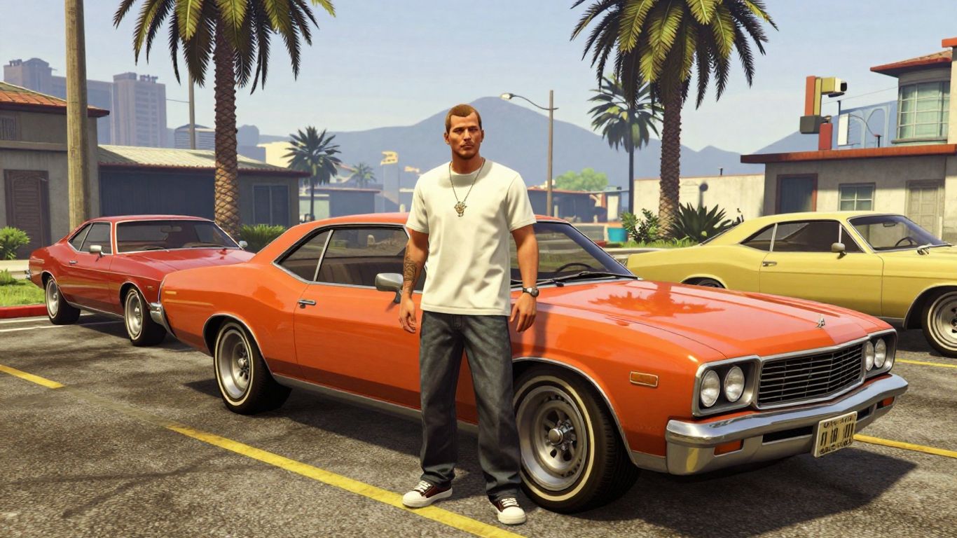 Grand Theft Auto: San Andreas street scene