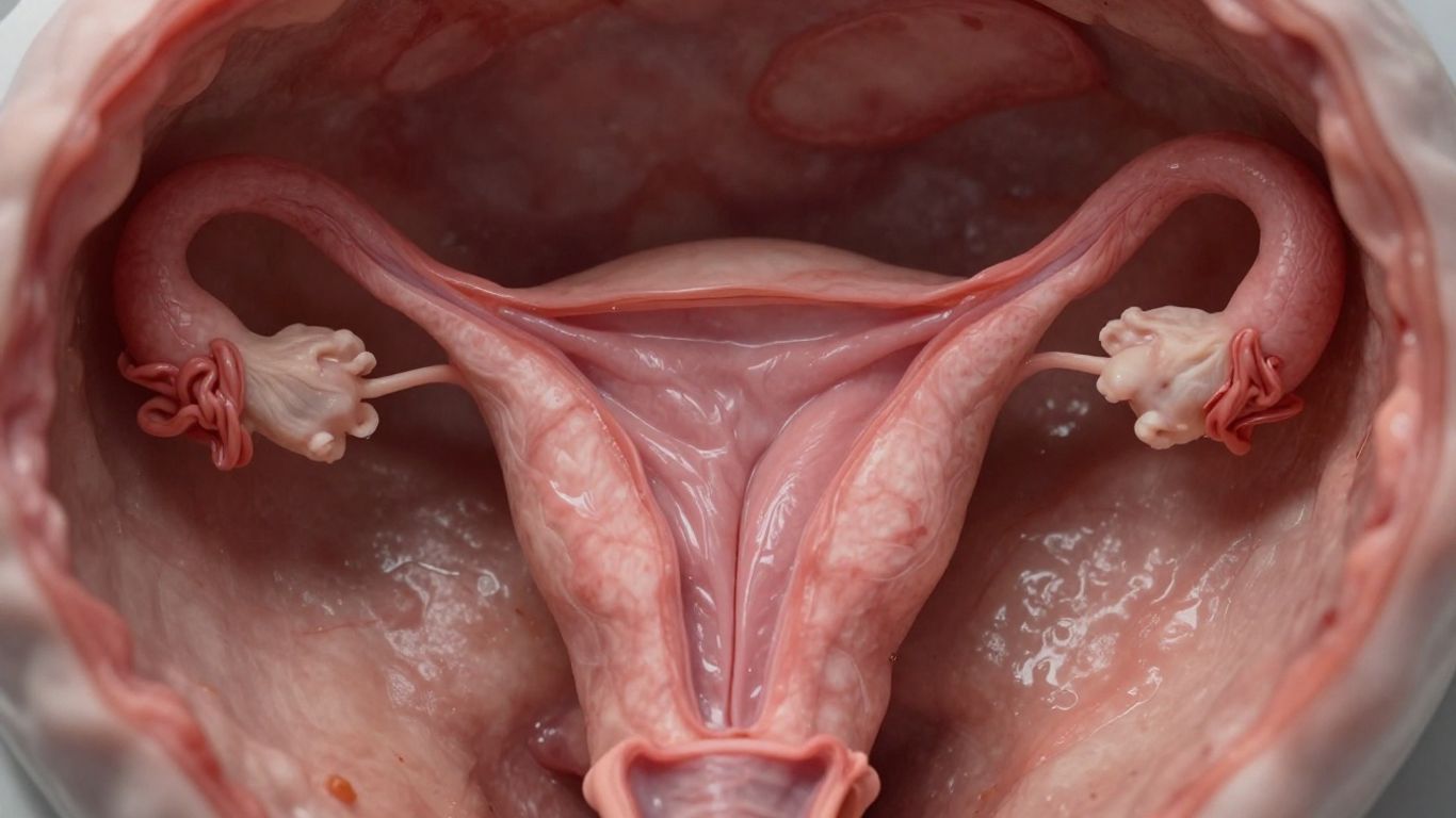 Útero saudável com foco na recuperação da saúde feminina.