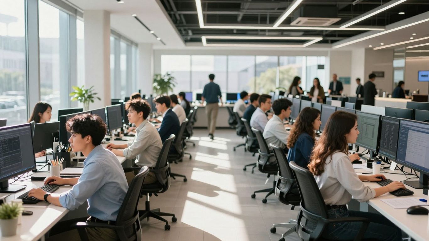 Beginners learning trading with a positive outlook.