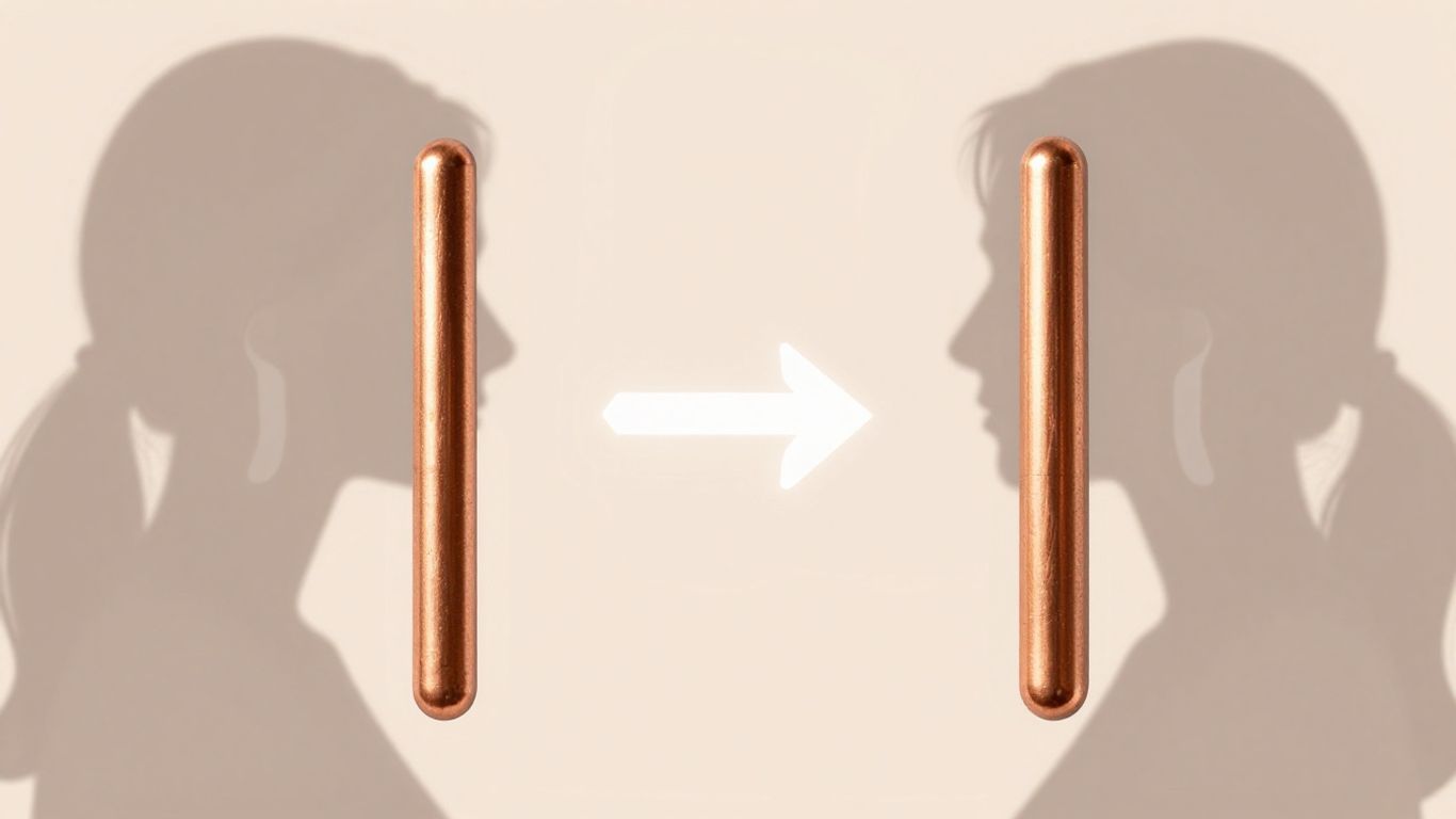 DIU de cobre e DIU Mirena com silhueta feminina.