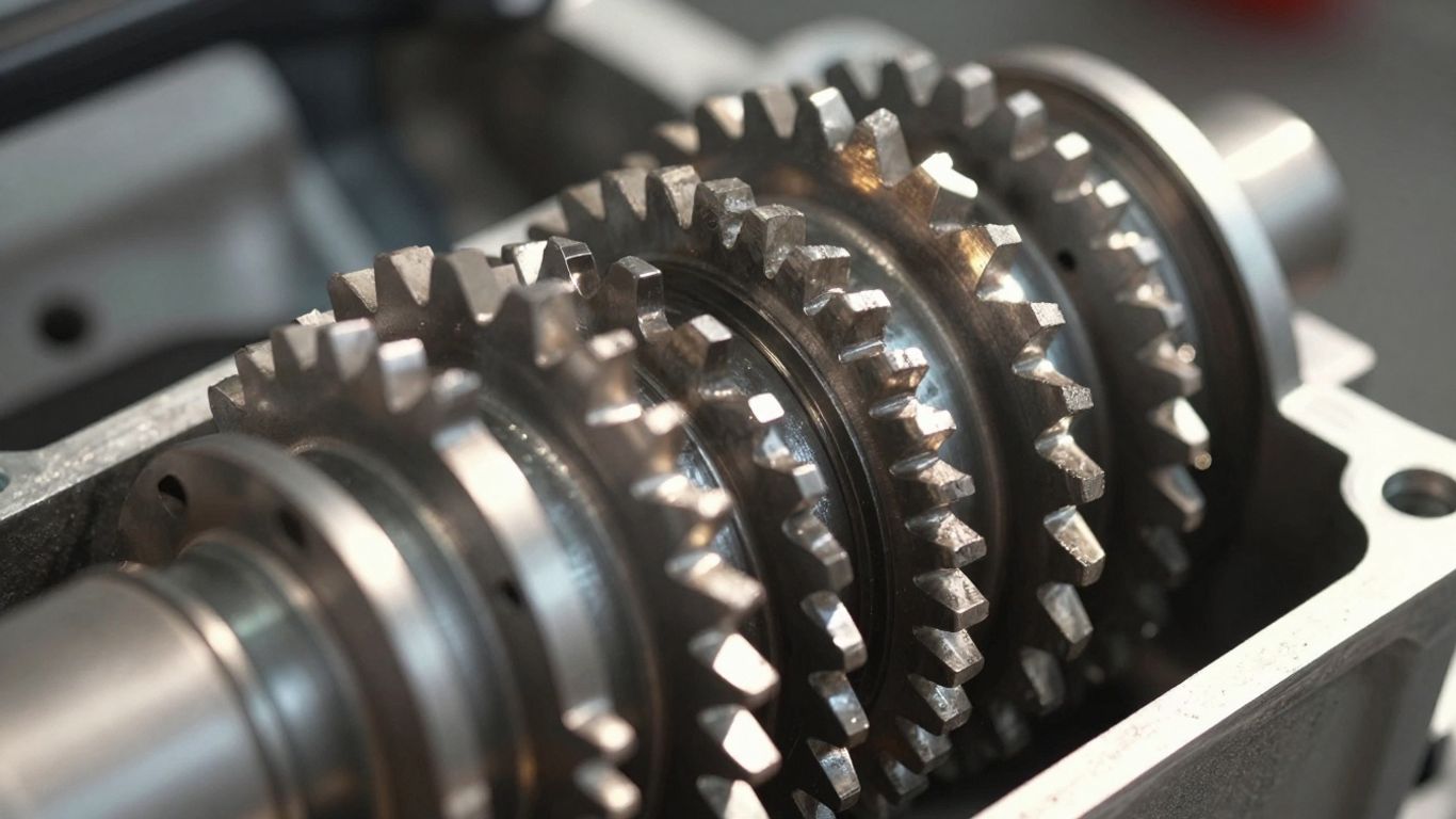 Nissan gearbox close-up